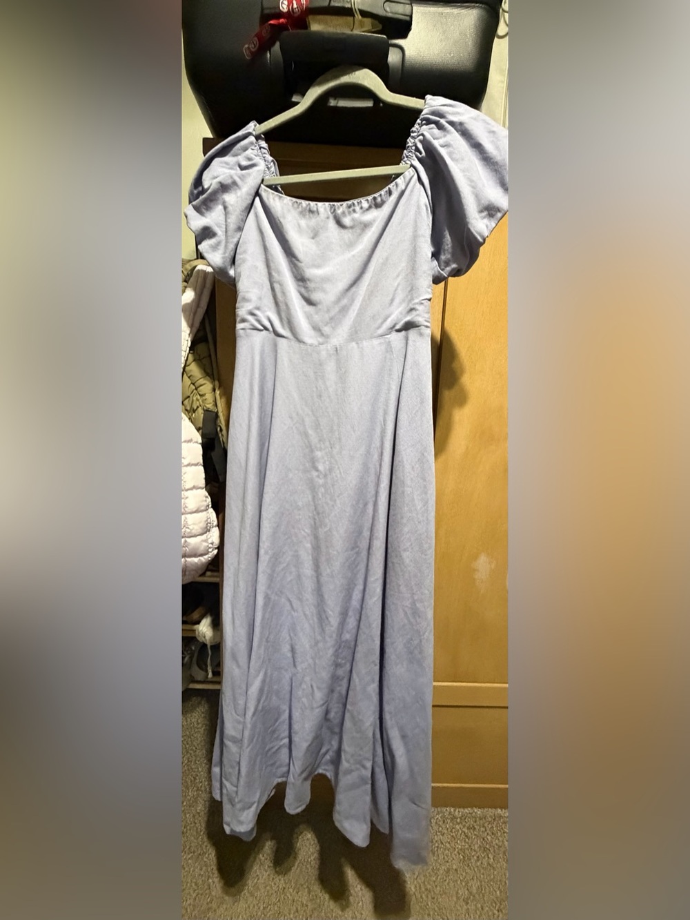 ASTR the Label Off Shoulder A-Line Dress